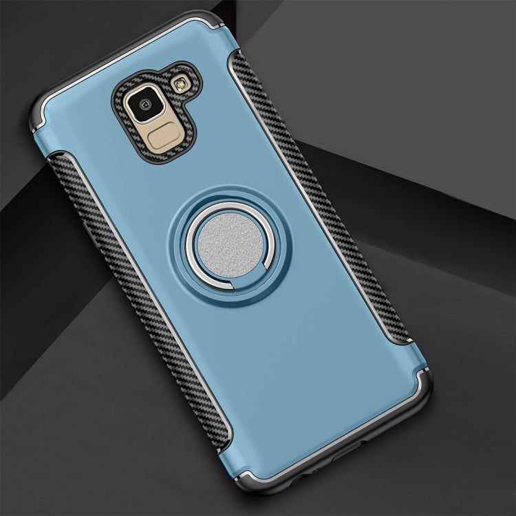 Magnetic 360 Degree Rotation Ring Armor Protective Case for Galaxy J6 (2018)