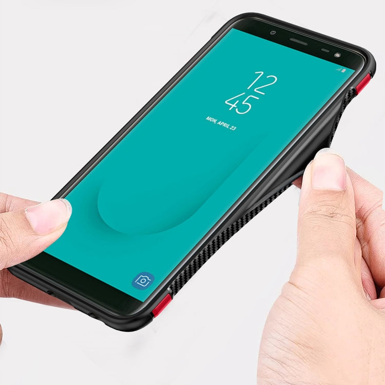 Magnetic 360 Degree Rotation Ring Armor Protective Case for Galaxy J6 (2018)