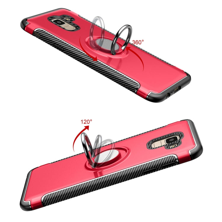 Magnetic 360 Degree Rotation Ring Armor Protective Case for Galaxy J6 (2018)