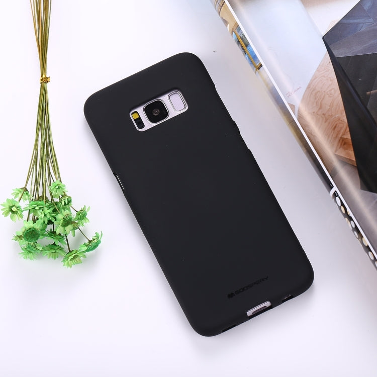 GOOSPERY SOFT FEELING for Galaxy S8 + / G9550 Liquid State TPU Drop-proof Soft Protective Back Cover Case