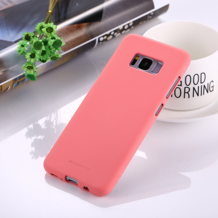 GOOSPERY SOFT FEELING for Galaxy S8 + / G9550 Liquid State TPU Drop-proof Soft Protective Back Cover Case