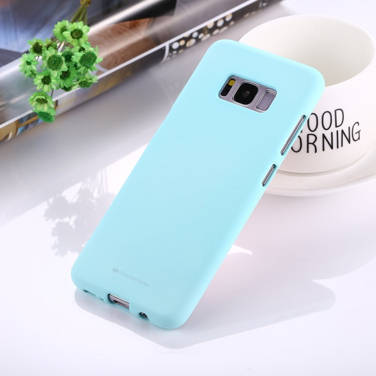 GOOSPERY SOFT FEELING for Galaxy S8 + / G9550 Liquid State TPU Drop-proof Soft Protective Back Cover Case