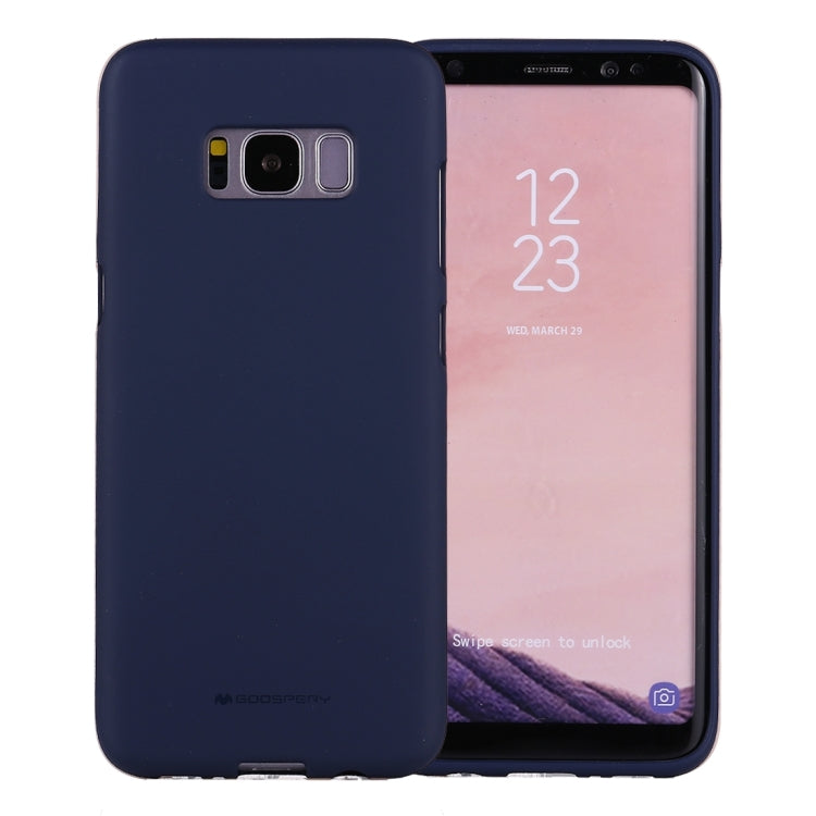 GOOSPERY SOFT FEELING for Galaxy S8 + / G9550 Liquid State TPU Drop-proof Soft Protective Back Cover Case