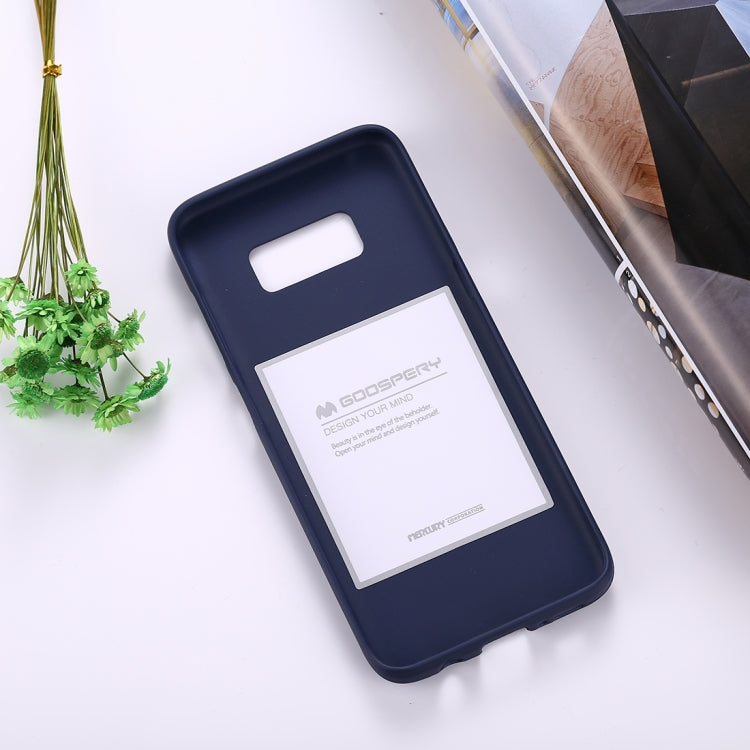 GOOSPERY SOFT FEELING for Galaxy S8 + / G9550 Liquid State TPU Drop-proof Soft Protective Back Cover Case