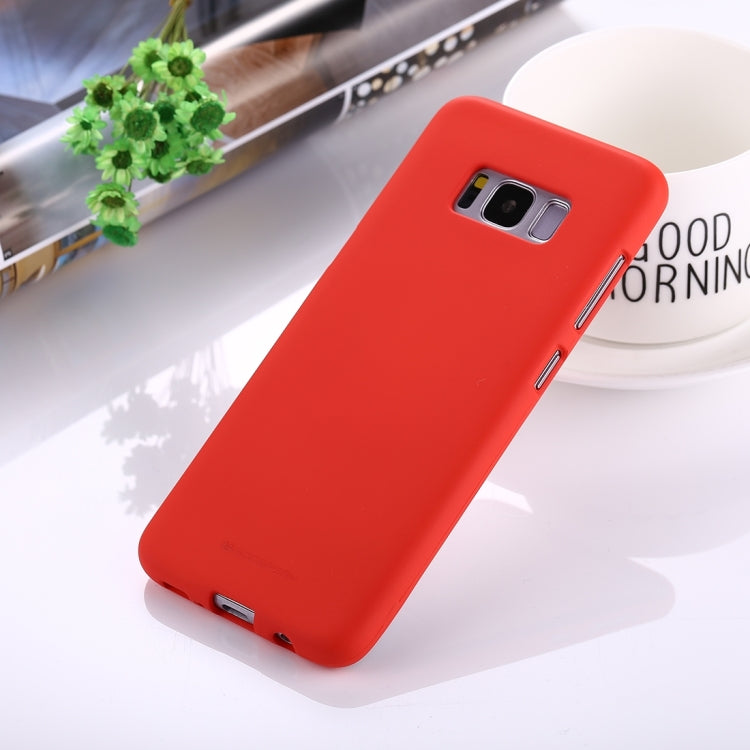 GOOSPERY SOFT FEELING for Galaxy S8 + / G9550 Liquid State TPU Drop-proof Soft Protective Back Cover Case