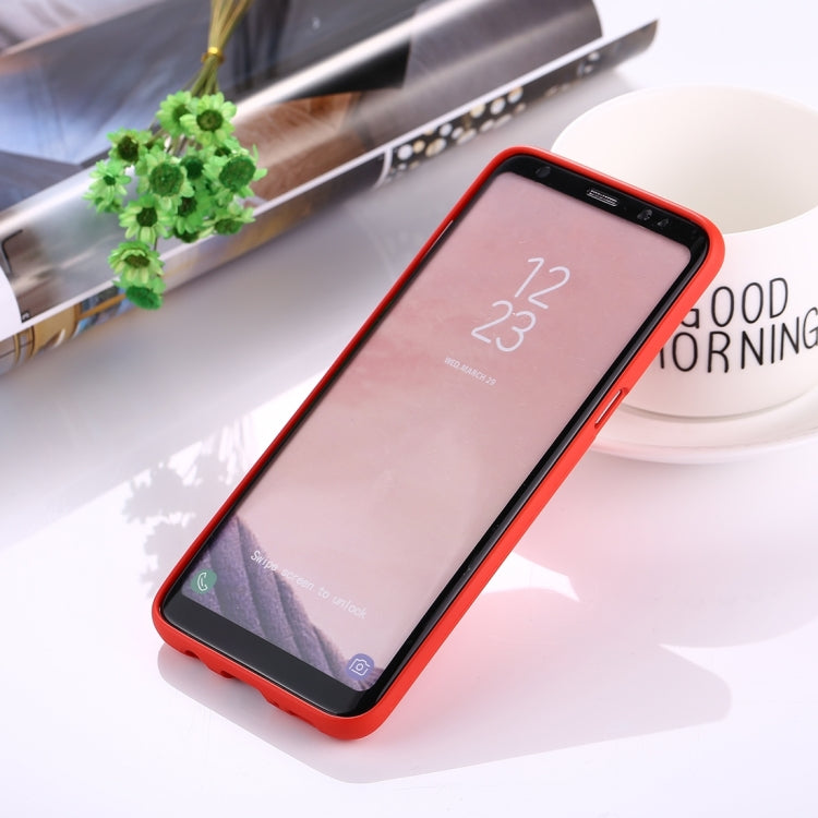 GOOSPERY SOFT FEELING for Galaxy S8 + / G9550 Liquid State TPU Drop-proof Soft Protective Back Cover Case