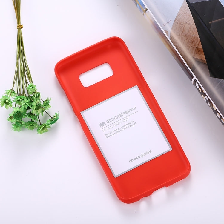 GOOSPERY SOFT FEELING for Galaxy S8 + / G9550 Liquid State TPU Drop-proof Soft Protective Back Cover Case