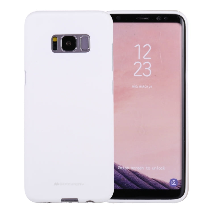 GOOSPERY SOFT FEELING for Galaxy S8 + / G9550 Liquid State TPU Drop-proof Soft Protective Back Cover Case