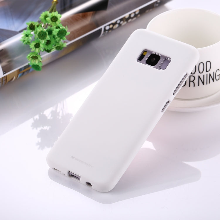 GOOSPERY SOFT FEELING for Galaxy S8 + / G9550 Liquid State TPU Drop-proof Soft Protective Back Cover Case