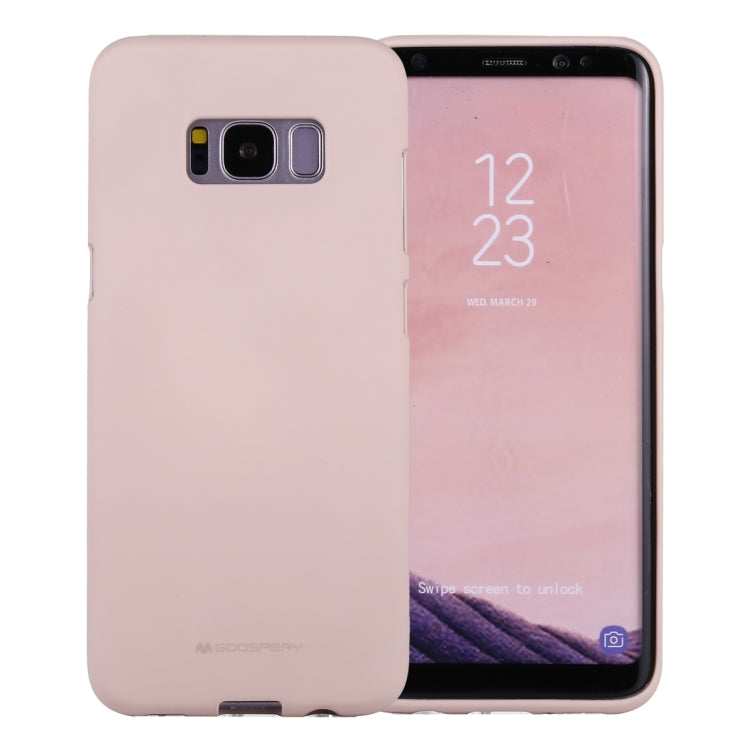 GOOSPERY SOFT FEELING for Galaxy S8 + / G9550 Liquid State TPU Drop-proof Soft Protective Back Cover Case