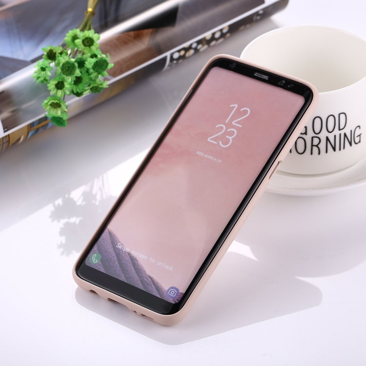 GOOSPERY SOFT FEELING for Galaxy S8 + / G9550 Liquid State TPU Drop-proof Soft Protective Back Cover Case