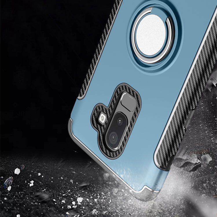 Magnetic 360 Degree Rotation Ring Armor Protective Case for Galaxy J8 (2018)