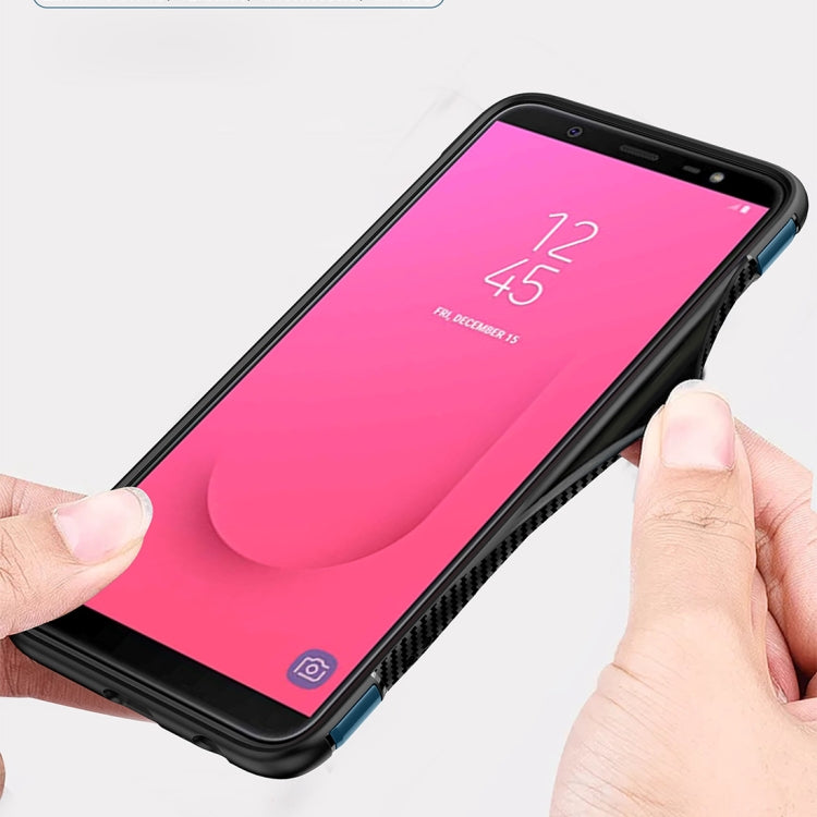 Magnetic 360 Degree Rotation Ring Armor Protective Case for Galaxy J8 (2018)