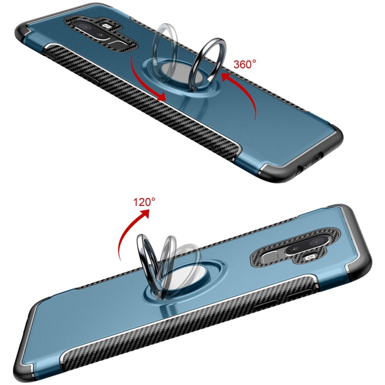 Magnetic 360 Degree Rotation Ring Armor Protective Case for Galaxy J8 (2018)