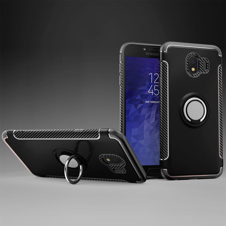 Magnetic 360 Degree Rotation Ring Armor Protective Case for Galaxy J4 (2018)