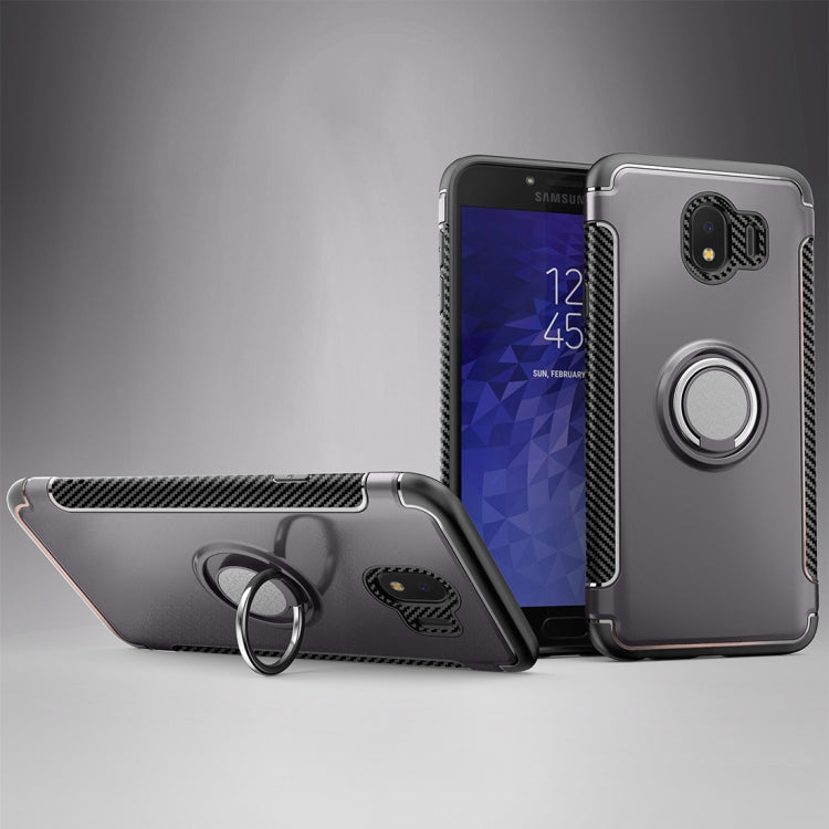 Magnetic 360 Degree Rotation Ring Armor Protective Case for Galaxy J4 (2018)