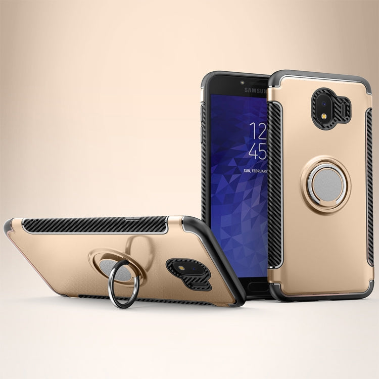 Magnetic 360 Degree Rotation Ring Armor Protective Case for Galaxy J4 (2018)