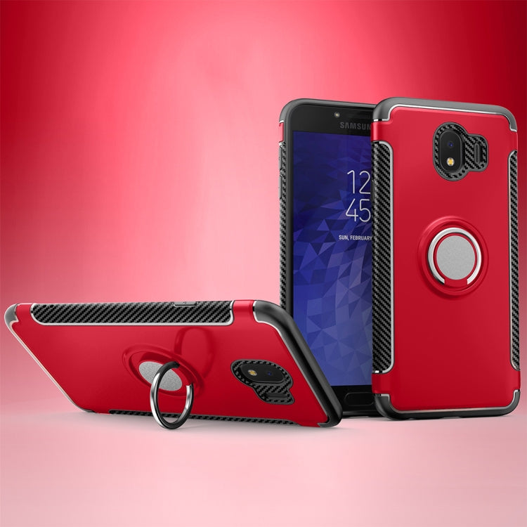 Magnetic 360 Degree Rotation Ring Armor Protective Case for Galaxy J4 (2018)