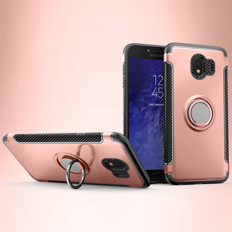 Magnetic 360 Degree Rotation Ring Armor Protective Case for Galaxy J4 (2018)
