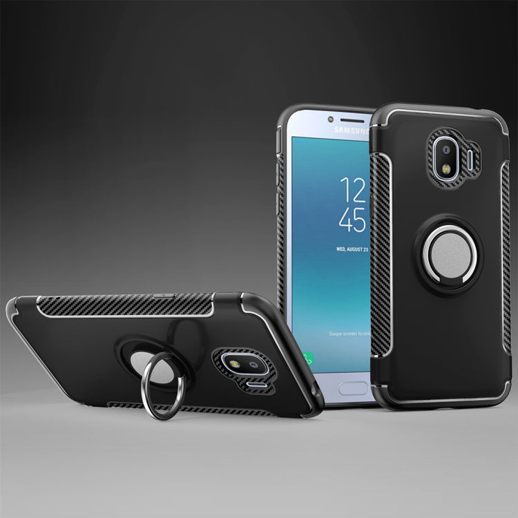 Magnetic 360 Degree Rotation Ring Armor Protective Case for Galaxy J2 Pro (2018)