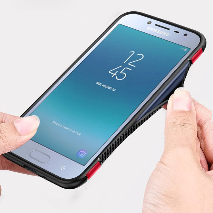 Magnetic 360 Degree Rotation Ring Armor Protective Case for Galaxy J2 Pro (2018)