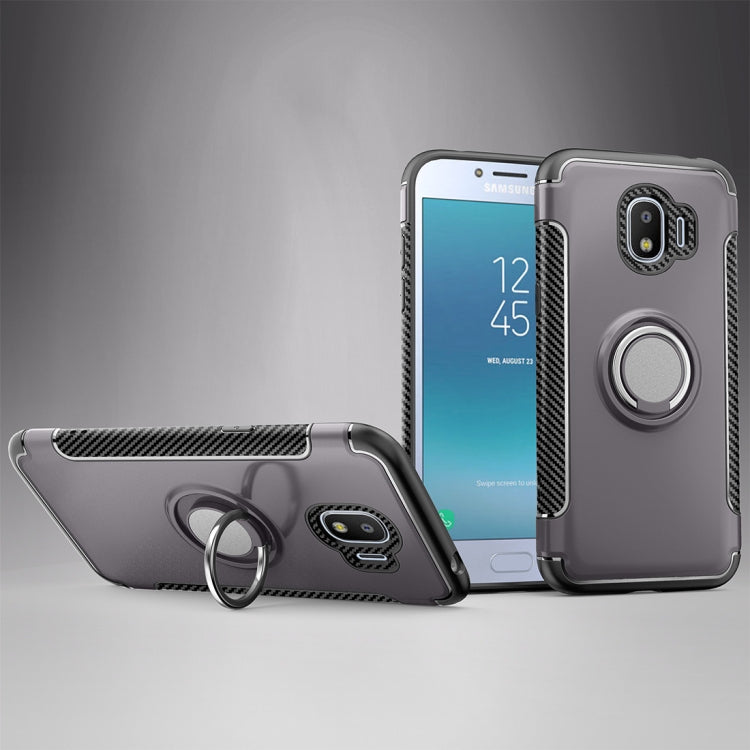 Magnetic 360 Degree Rotation Ring Armor Protective Case for Galaxy J2 Pro (2018)
