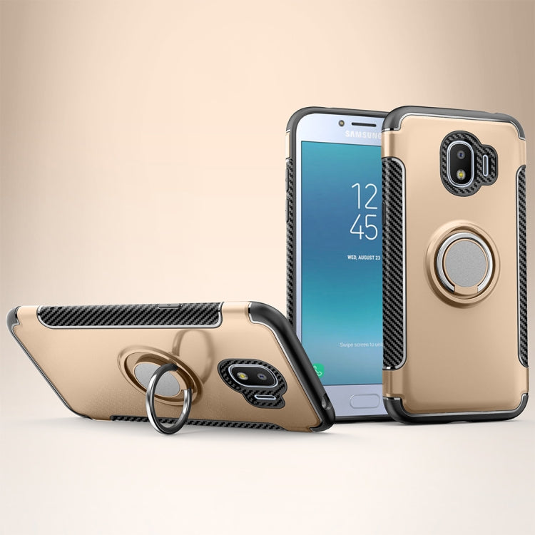Magnetic 360 Degree Rotation Ring Armor Protective Case for Galaxy J2 Pro (2018)