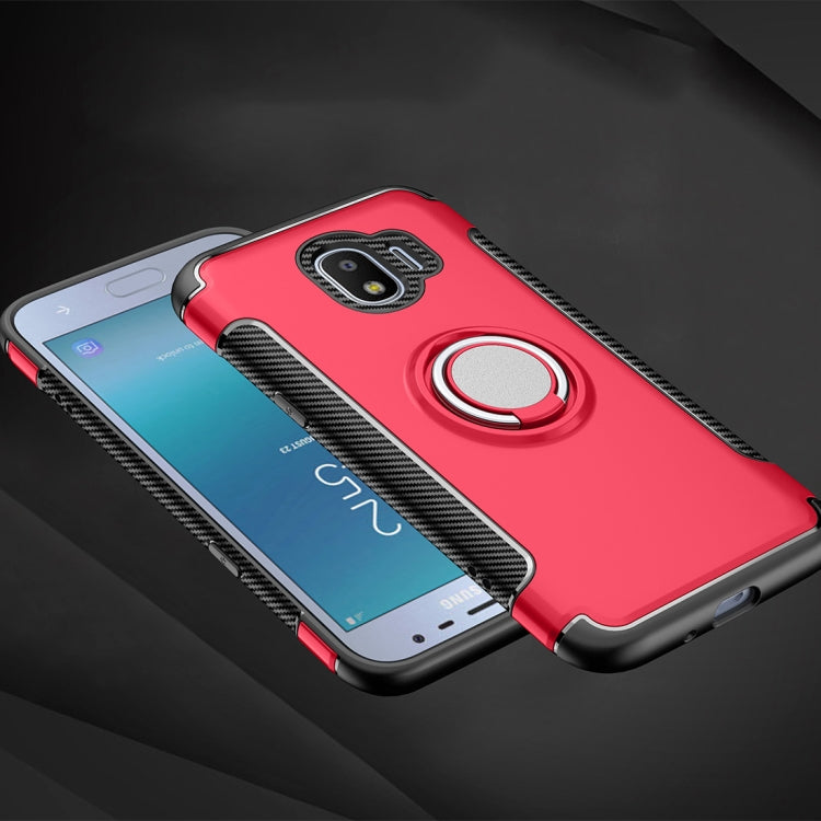 Magnetic 360 Degree Rotation Ring Armor Protective Case for Galaxy J2 Pro (2018)