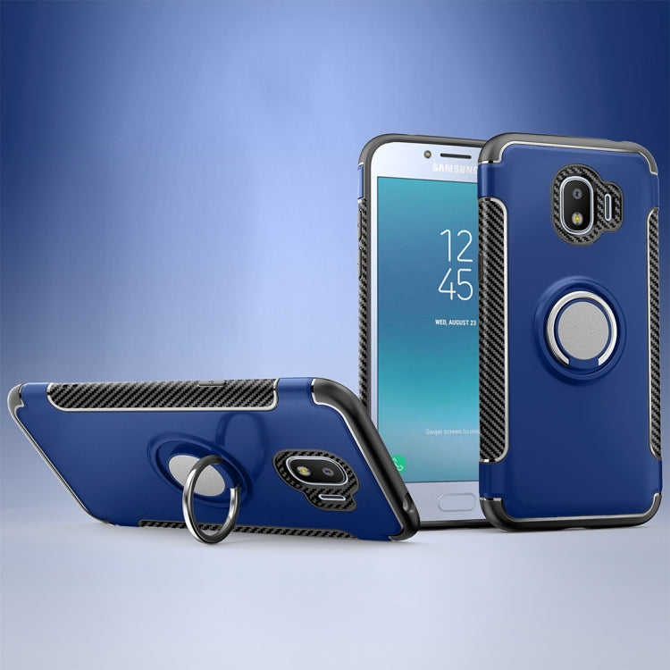 Magnetic 360 Degree Rotation Ring Armor Protective Case for Galaxy J2 Pro (2018)