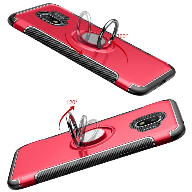 Magnetic 360 Degree Rotation Ring Armor Protective Case for Galaxy J2 Pro (2018)