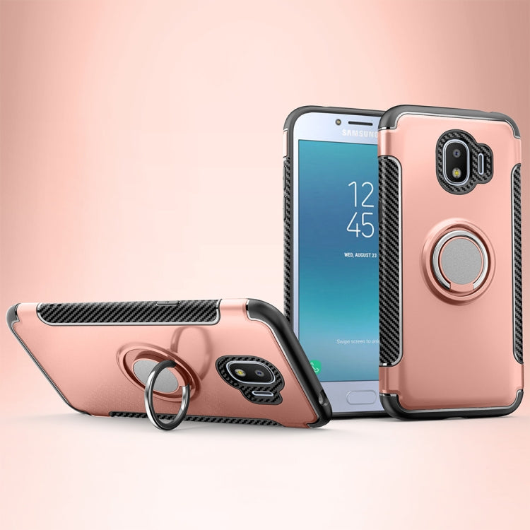 Magnetic 360 Degree Rotation Ring Armor Protective Case for Galaxy J2 Pro (2018)