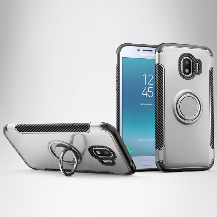 Magnetic 360 Degree Rotation Ring Armor Protective Case for Galaxy J2 Pro (2018)