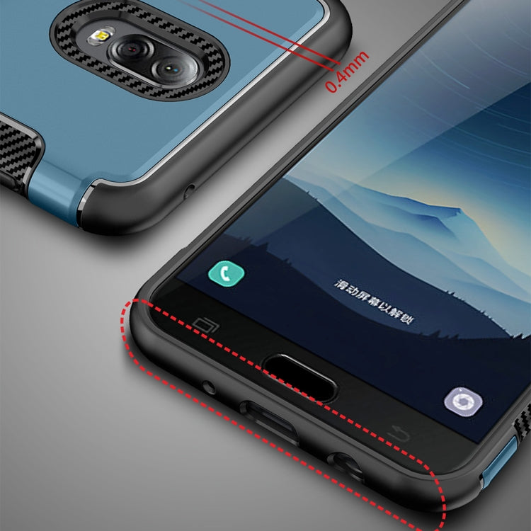 Magnetic 360 Degree Rotation Ring Armor Protective Case for Galaxy C8 / J7 Plus