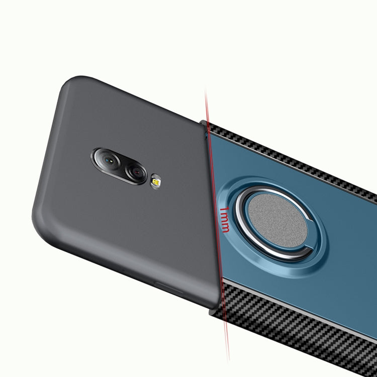 Magnetic 360 Degree Rotation Ring Armor Protective Case for Galaxy C8 / J7 Plus