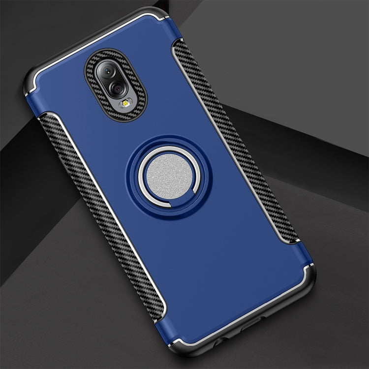 Magnetic 360 Degree Rotation Ring Armor Protective Case for Galaxy C8 / J7 Plus
