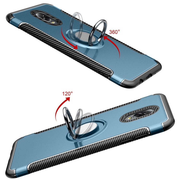 Magnetic 360 Degree Rotation Ring Armor Protective Case for Galaxy C8 / J7 Plus