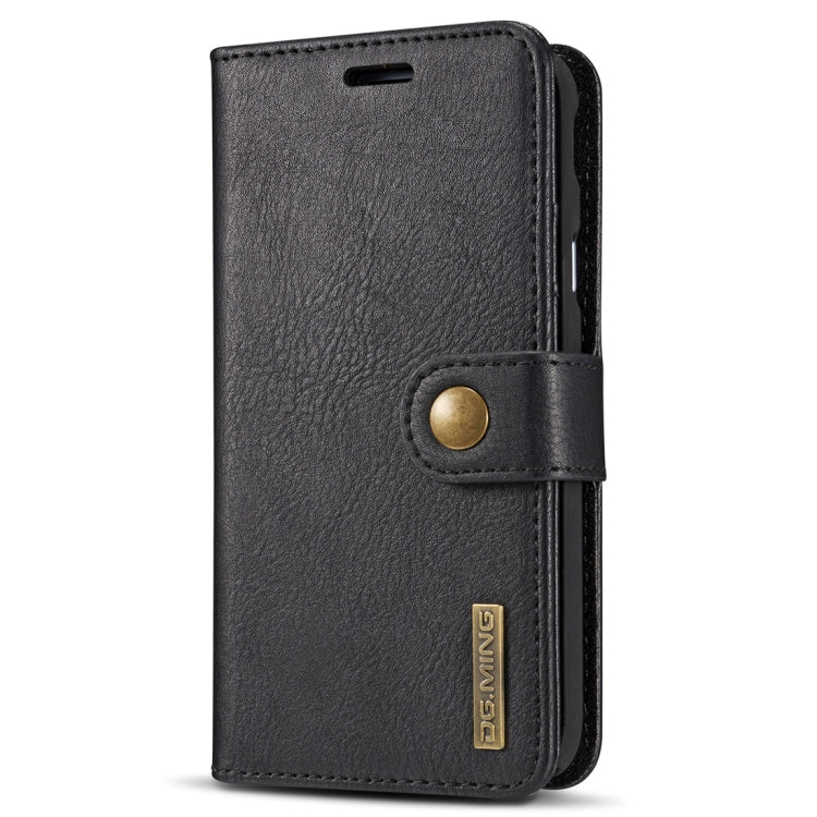 DG.MING for Galaxy J7 (2017) / J730 (EU Version) Crazy Horse Texture Horizontal Flip Detachable Magnetic Protective Case with Holder & Card Slots & Wallet