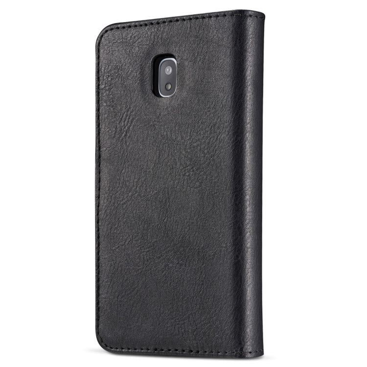 DG.MING for Galaxy J7 (2017) / J730 (EU Version) Crazy Horse Texture Horizontal Flip Detachable Magnetic Protective Case with Holder & Card Slots & Wallet