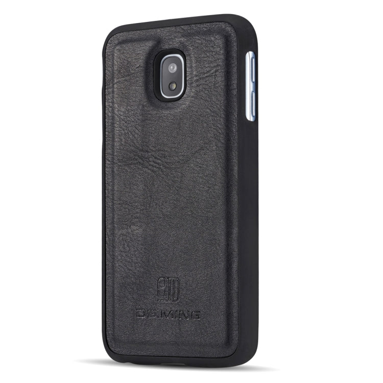DG.MING for Galaxy J7 (2017) / J730 (EU Version) Crazy Horse Texture Horizontal Flip Detachable Magnetic Protective Case with Holder & Card Slots & Wallet
