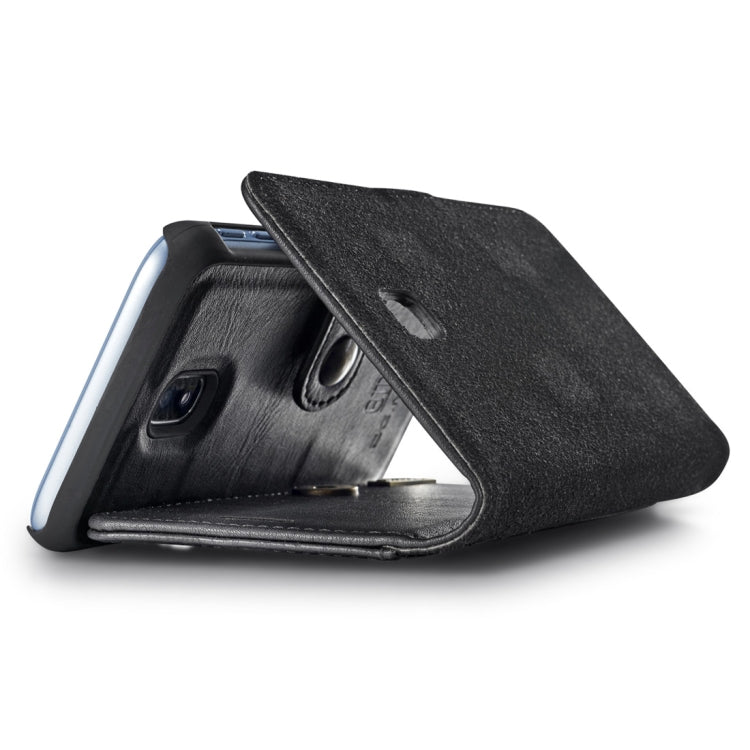 DG.MING for Galaxy J7 (2017) / J730 (EU Version) Crazy Horse Texture Horizontal Flip Detachable Magnetic Protective Case with Holder & Card Slots & Wallet