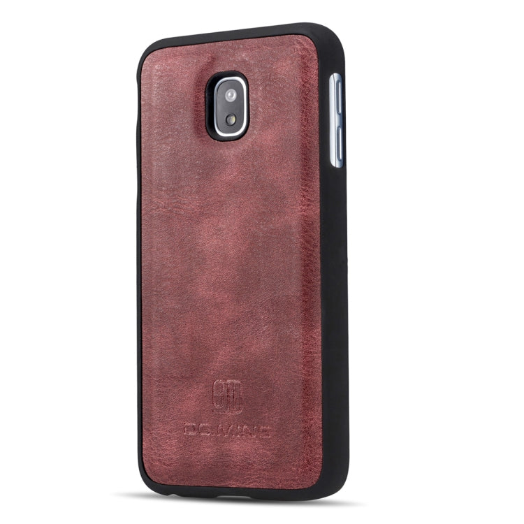 DG.MING for Galaxy J7 (2017) / J730 (EU Version) Crazy Horse Texture Horizontal Flip Detachable Magnetic Protective Case with Holder & Card Slots & Wallet