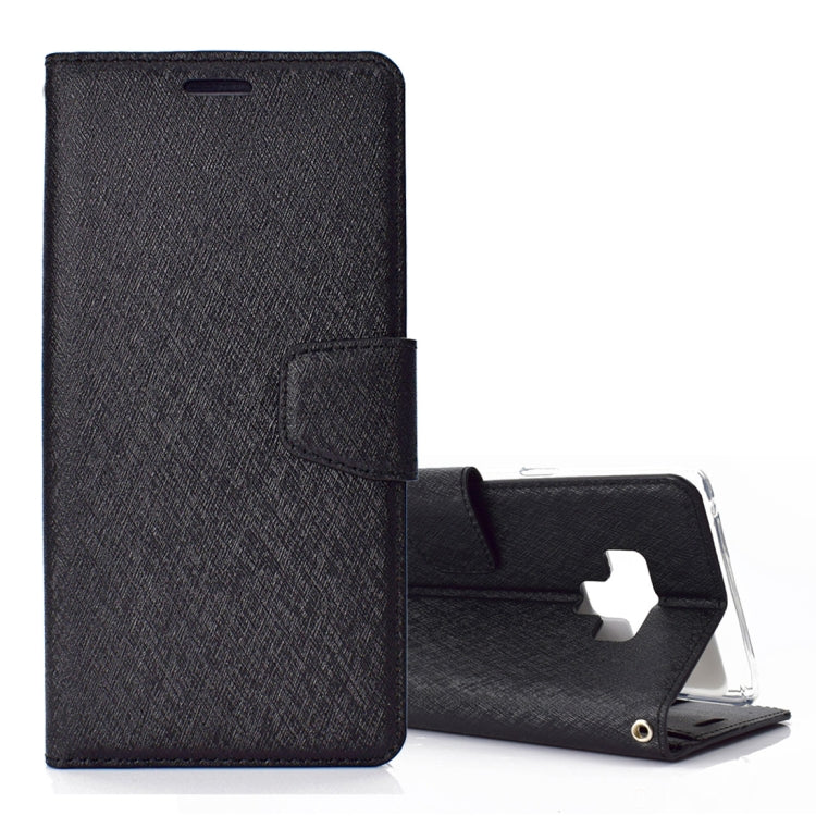 Silk Texture Horizontal Flip Leather Case for Galaxy Note 9, with Holder & Card slots & Wallet & Photo Frame