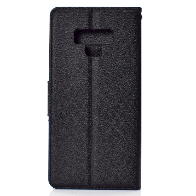 Silk Texture Horizontal Flip Leather Case for Galaxy Note 9, with Holder & Card slots & Wallet & Photo Frame
