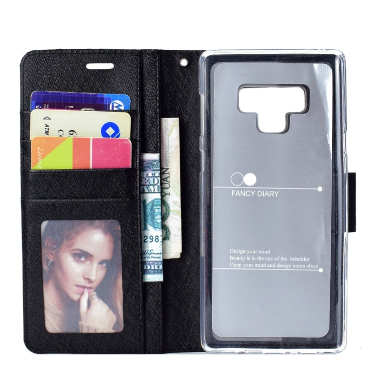 Silk Texture Horizontal Flip Leather Case for Galaxy Note 9, with Holder & Card slots & Wallet & Photo Frame