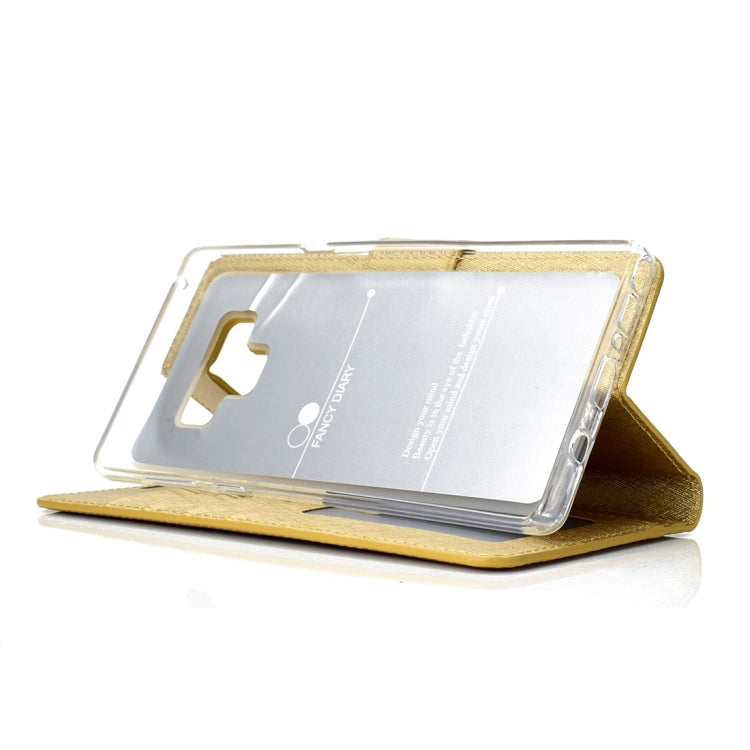 Silk Texture Horizontal Flip Leather Case for Galaxy Note 9, with Holder & Card slots & Wallet & Photo Frame