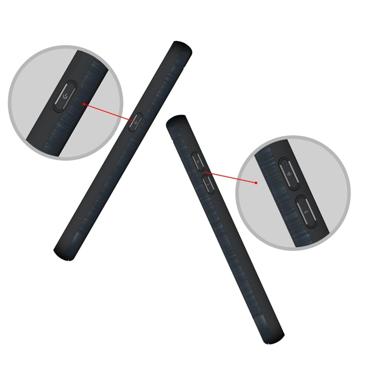 For Galaxy S7 / G930 Brushed Texture Separable TPU + PC Combination Back Case with Card Slot & Holder