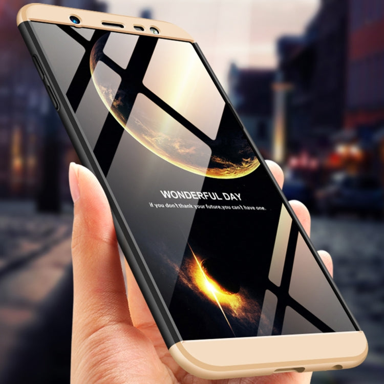 GKK Three Stage Splicing Full Coverage PC Case for Galaxy J8 (2018)