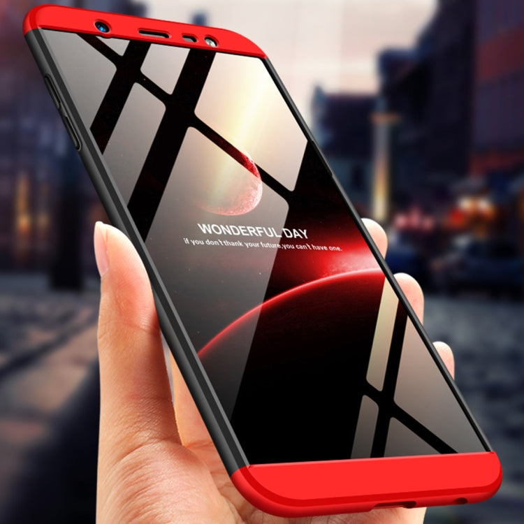 GKK Three Stage Splicing Full Coverage PC Case for Galaxy J8 (2018)