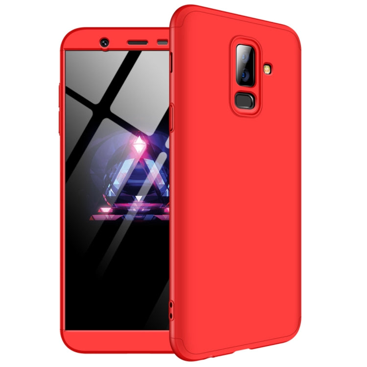 GKK Three Stage Splicing Full Coverage PC Case for Galaxy J8 (2018)