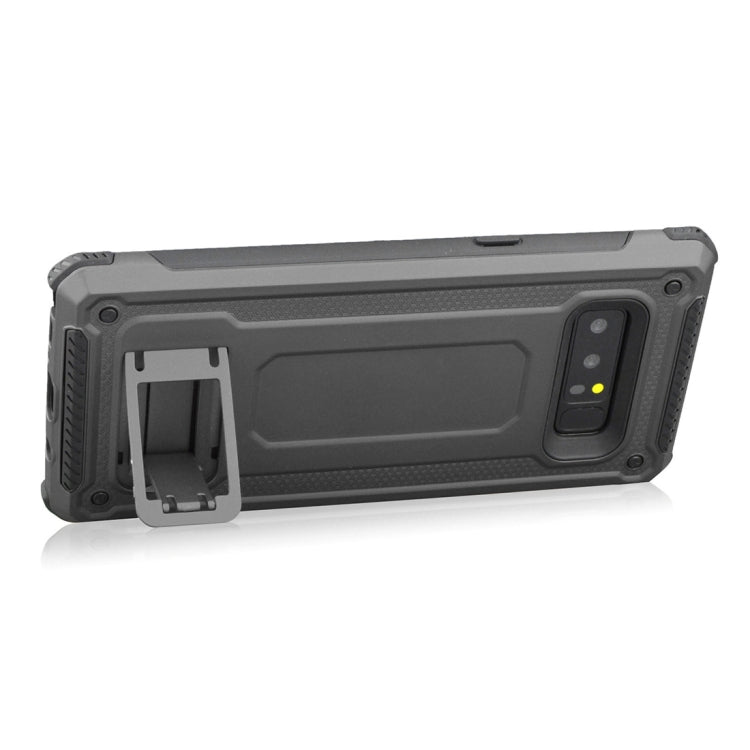 For Galaxy Note 8 Ultra-thin Shockproof TPU + PC Protective Back Case with Holder
